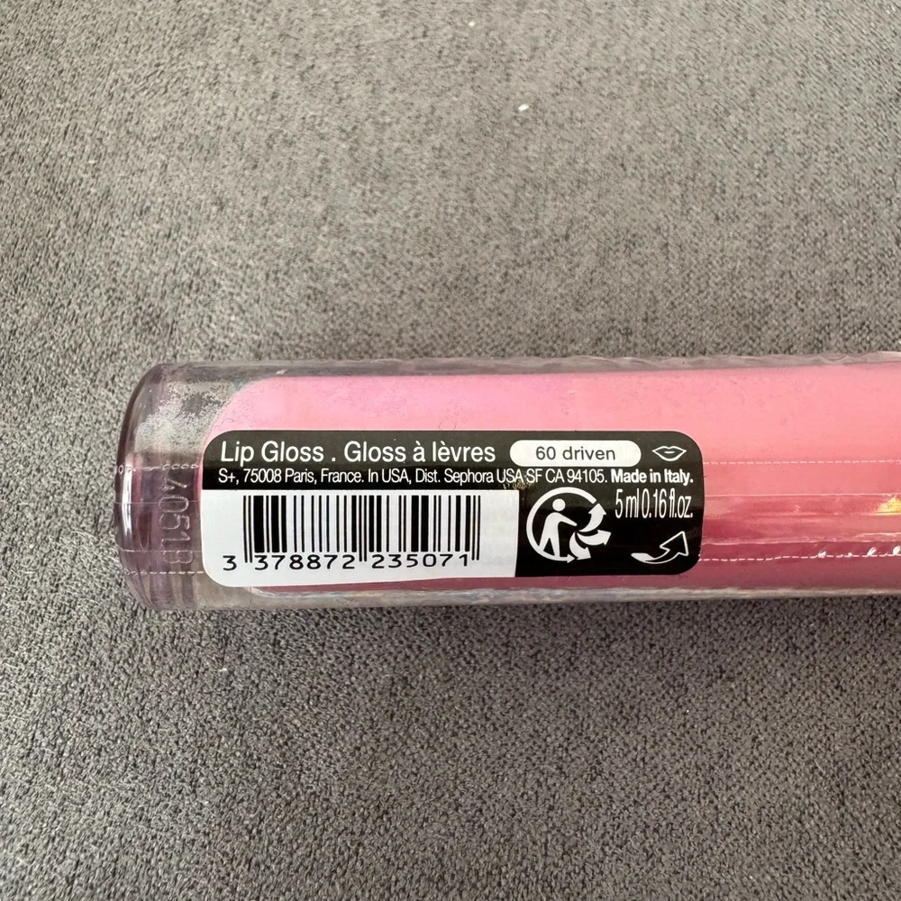 New Sephora Glossed Pink Lip Gloss Driven 60